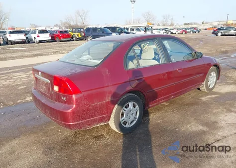 2002 Honda Civic Lx from USA, damaged, VIN 1HGES16562L035914